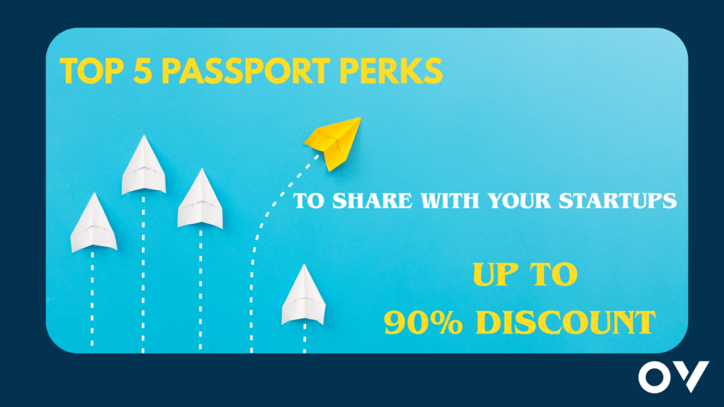 Top 5 Tech Stack discounts Ecosystem Managers should share with their Startups through PassportOS