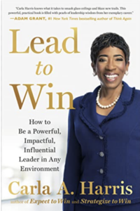 Leadership development book Lead to Win by Carla Harris