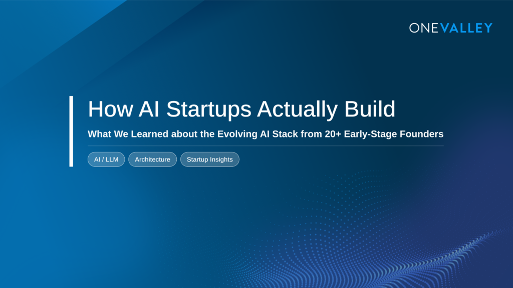 How AI Startups Actually Build: What We Learned about the Evolving AI Stack from 20+ Early-Stage Founders