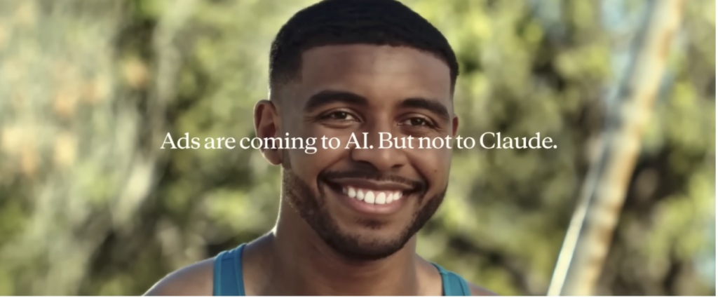 Ads are coming to AI mnot Claude