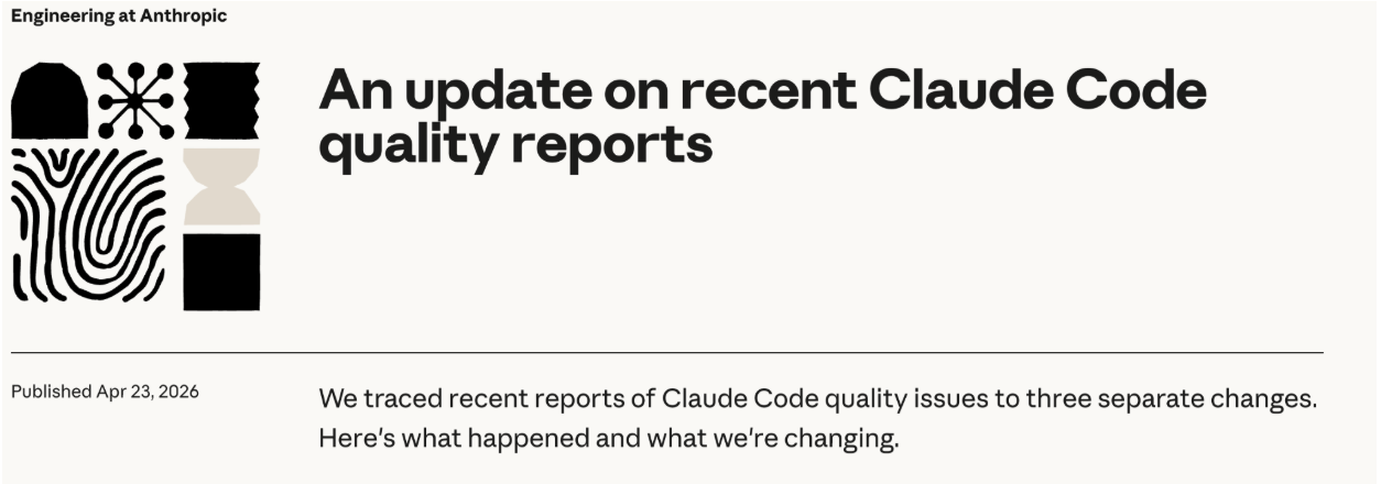 Update on Claude